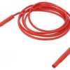 Przewód pomiarowy 32A wtyk bananowy 4mm,z obu stron Dł: 2m 66.1043-20022