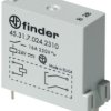 Relay, 1 Form A (N/O), 24 V (DC), 1.6 kΩ, 16 A, 400 V (AC), monostable, 45.31.7.024.0310