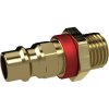 Nipple, L 36.5 mm, 35 bar, brass, for jacks, 137576