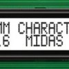 Wyświetlacz alfanumeryczny LCD, , Alfanumeryczny, Midas