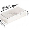 Magnes neodymowy prostokątny 49x29x5mm