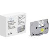 Renkforce RF-6027490 Labelling tape White Black 12mm x 8m Compatible Brother