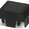 Upper part of housing, ABS/PC, (W x H x D) 52.6 x 74.65 x 36.95 mm, black, for enclosure, 1074754