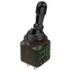 Toggle switch, black, 2 pole, latching, On-Off-On, 4 A/28 VDC, 12149-3VX778