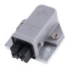 Złącze przemysłowe - zasilające 16A Wtyczka 250 V, 400 V Żeński Hirschmann Szary Montaż na panelu IP20