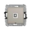 ICON Mechanizm gniazda pojedynczego USB A-B 2.0, bez pola opisowego taupe 60IGUSBBO-3