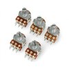 Potencjometr obrotowy 2x 500kΩ liniowy 1/8W - 5szt.