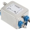 Filtr EMC 25A 1-fazowy 250 V AC/DC 60Hz 0,66 x 2 mH EPCOS Montaż kołnierzowy