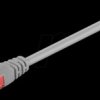 95591 Cat.6 patch cable, U/UTP, 1.5 m, gray