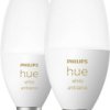 Philips Hue Rozszerzenie oświetlenia LED 871951435673300 EEK: G (A - G) Hue White Amb. Doppelpack 2x470lm E14 5.2 W ciep