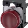 Lampka sygnalizacyjna Siemens 3SU1102-6AA20-1AA0 24 V/AC, 24 V/DC czerwony 1 szt.