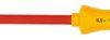 VDE screwdriver, 3.5 mm, slotted, BL 100 mm, L 204 mm, 320N035100