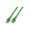 Kabel krosowy patchcord securityNET SF/UTP kat.5e zielony 0,5m PVC PC-5ESFTPPVC-GN0.5
