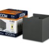 Ledom Kinkiet Zewnętrzny Led Aluminium 2X3w 3000K Ip54 Szary Cube 3 Lata Gwar.