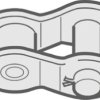 Ogniwo łańcucha rolkowego, typ: 24B-1, połączenie: Łącze łączące łańcuch simplex, Stal