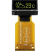 Wyświetlacz OLED 0.68cal Żółty macierz pasywna 96 x 32pikseli Midas COT I2C, równoległe, SPI