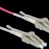 21158875 LWL patch cable, LC simplex, OM4, 50/125 µm, purple, 5 m