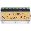 DISPLAY VISIONS EADOGM162W-A Dot Matrix Display White LCD 16x2 Lines