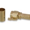 Wtyk SMA na kabel H155 zaciskany, złoty Vitalco