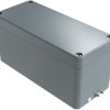 Aluminum EX enclosure, (L x W x H) 230 x 100 x 111 mm, gray (RAL 7001), IP66, 252310110