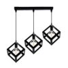 Lampa Wisząca Sufitowa TALUS Geometryczna Zwis Kostka do LED 3x E27 LUMILED