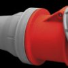 235-6 CEE coupling, 400 V, 63 A, red, 5-pin