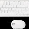 ID0109 Wireless slim keyboard & mouse set, white