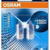 12V 5W W2,1x9,5d Blue Osram 501HCBI Bx2 Osram Cool Blue Intense W5W 12V 5W