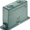 Grommet housing, size L32 B, die-cast aluminum, 2 x M40, straight, central locking, IP66/IP68/IP69, 19405320484