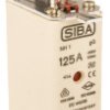 Bezpiecznik z wyśrodkowanym wyprowadzeniem 125A 500V ac NH1 gG SIBA