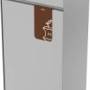 Durable 321511 Pojemnik do recyklingu 55 l metal (malowany proszkowo) (S x W x G) 420 x 830 x 330 mm brązowy 1 szt.