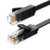 Kabel LAN Kat.6 0,5m Czarny Płaski UTP UGREEN NW102