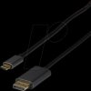 EBUSBC-DP12K.2 Adapter cable USB C > DP, 4K at 60 Hz, 1.2, 2.0 m