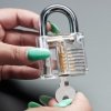 Large Clear Practice Padlock