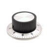 Gałka ze skalą do potencjometru na oś 6mm - 37x15mm - skala 0-9 - RN-114A