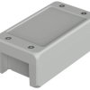 Bopla BA-S 140806 F SIL-7035 (00163125.SIL) - obudowa aluminiowa z wgłębieniem w pokrywie, skręcana na śruby z uszczelką silikon