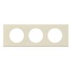CELIANE Ramka 3 potrójna skóra perła 069433 LEGRAND