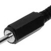 TRU COMPONENTS 1559799 Złącze męskie jack 2,5 mm, CuZn, niklowany, 1 szt.