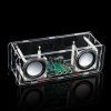 Zestaw głośników Bluetooth DIY Dual Channel Stereo 3W Wyjście audio Przezroczysta obudowa akrylowa Moduł Bluetooth MH-M18 DC5V M