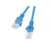 Patchcord kat.5E UTP 0.25m niebieski Fluke Passed Lanberg