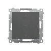 SIMON 55 Wyłącznik zwierny żaluzjowy przycisk szybkozłącza grafitowy mat TZP1K.01/116 KONTAKT SIMON