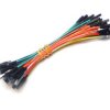 1 pin dual-female jumper wire 100mm 50pcs pack