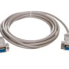 Kabel połączeniowy RS232 null-modem Typ DSUB9/DSUB9, Ż/Ż beżowy 3m AK-610100-030-E