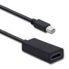 Qoltec Mini DisplayPort v1.1 męski HDMI A żeński 4K 0.2m