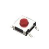 MIKROPRZYCISK TACT SWITCH SMD 6x6x 4,3mm CZERWONY 04419