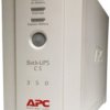 Zasilacz bezprzerwowy, 210W, 350VA, 7A, Uwe 230V, Uwy 230V, 9min, APC, Back-UPS CS