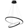 Lampa Wisząca Rotonda Black 51W Led Ml7942 Milagro