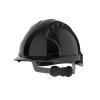 Kask ochronny, Czarny, HPPE, Standardowy, EVO3