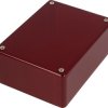 PC enclosure, (L x W x H) 110 x 82 x 44 mm, red/transparent, IP54, 1591STRD