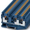 Through terminal block, push-in connection, 0.5-16 mm², 3 pole, 57 A, 8 kV, blue, 3208747